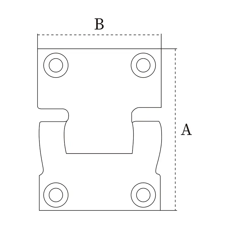 316 Stainless Steel Marine Split Bollard With Pin